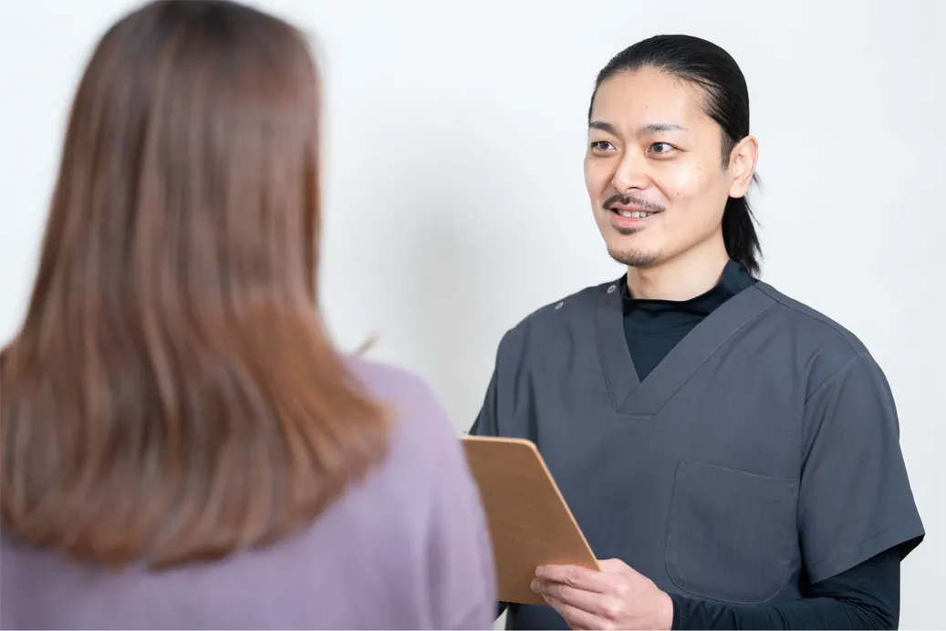 問診の様子